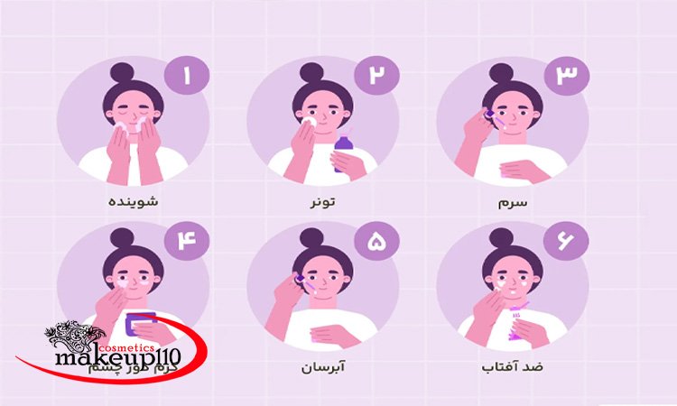 مراحل اصلی روتین پوست