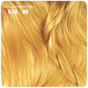 رنگ موی بیول بلوند عسلی خیلی روشن9.34