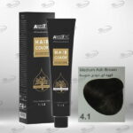 رنگ مو آوائی قهوه ای دودی متوسط