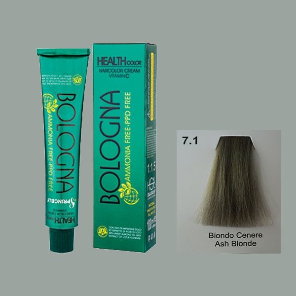 رنگ مو بدون آمونیاک بلونیا بلوند خاکستری  شماره 7.1