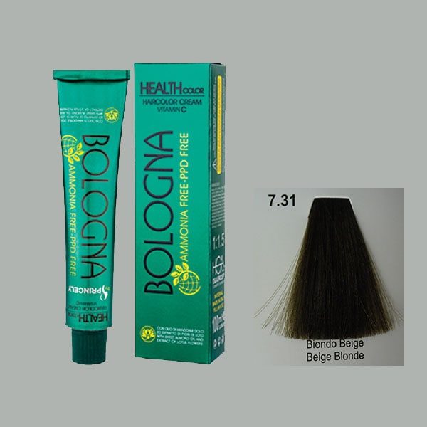 رنگ مو بدون آمونیاک بلونیا بلوند بژ شماره 7.31