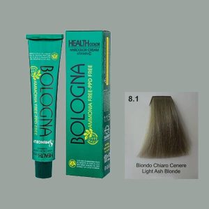 رنگ مو بدون آمونیاک بلونیا بلوند خاکستری روشن شماره 8.1
