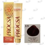 رنگ مو پروکسا قهوه ای دودی ماهاگونی متوسط شماره 4.51