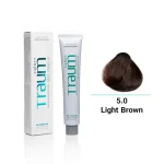 رنگ مو بدون آمونیاک ترام کالر قهوه ای روشن 5.0