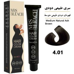 رنگ مو 100 میل میس بلیچ سری طبیعی خاکستری شماره 4.01