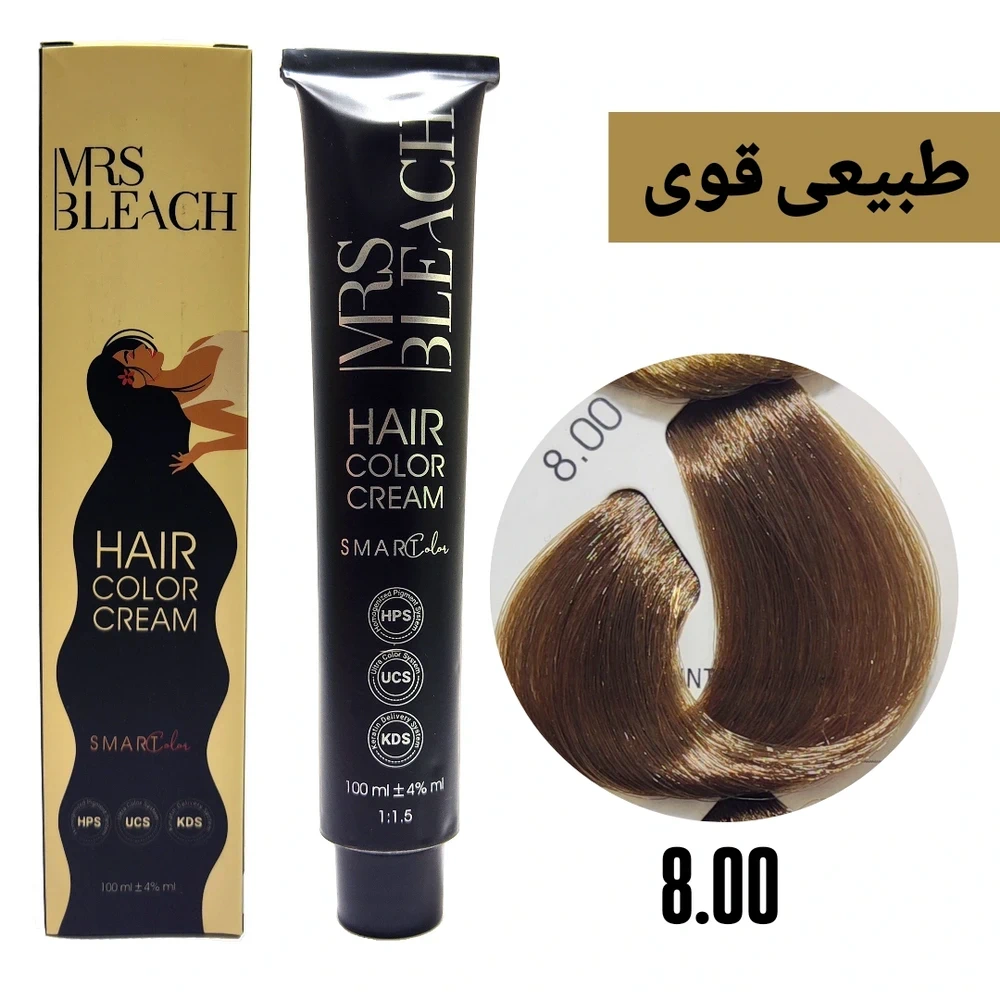 رنگ موی میس بلیچ سری طبیعی قوی شماره 8.00