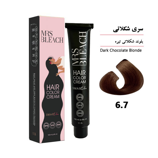 رنگ مو میس بلیچ بلوند شکلاتی تیره شماره 6.7
