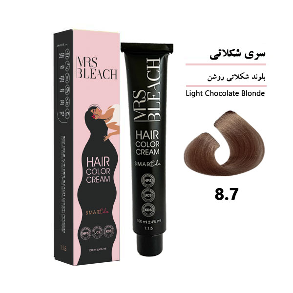 رنگ مو میس بلیچ بلوند شکلاتی روشن شماره 8.7