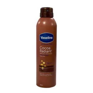 اسپری لوسیون بدن وازلین حاوی عصاره کاکائو Cocoa Radiant حجم 190 میل