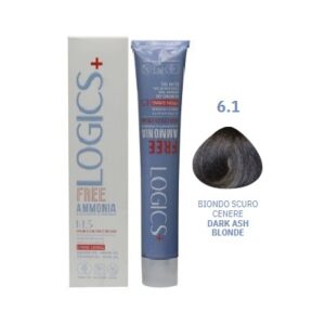 رنگ مو بدون آمونیاک لوجیکس شماره 6.1 حجم 100 میل